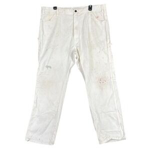 Dickies Work Pants‎ Men 40x32 Utility Carpenter Pocket Straight Paint Splatter